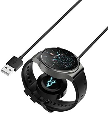 Premium Fit Turn Charging Cable Set for Huawei Smartwatches – 2-Pack 3.3 FT Replacement Dock for Ultimate, GT3, GT Runner, Watch3 Pro New, GT2 PRO, GT3 Pro & Watch D – Fast Charging, Durable & Portable Adapter for Seamless Power Management