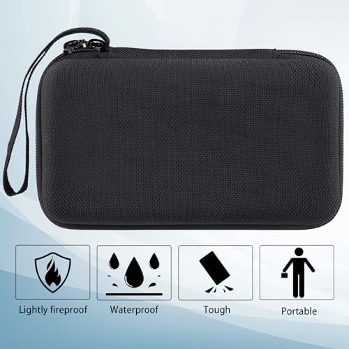 Khanka Premium Hard Travel Case for Anker 100 W Charging Base & Anker Prime 20,000/27,650 m Ah Power Banks – Shockproof Storage Solution with Interior Accessory Pocket for Ultimate Portability and Protection