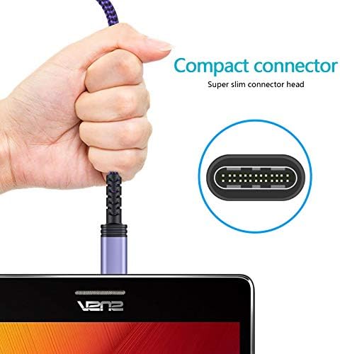 5-Pack Fast Charging Android Charger Cables – 6 FT USB Type C to USB A Power Cord for Samsung Galaxy S21, S20, Note 21 & More – Reliable 2.4 A Quick Charge, Durable Design for Home & On-the-Go Use, Perfect for Family & Office Sharing