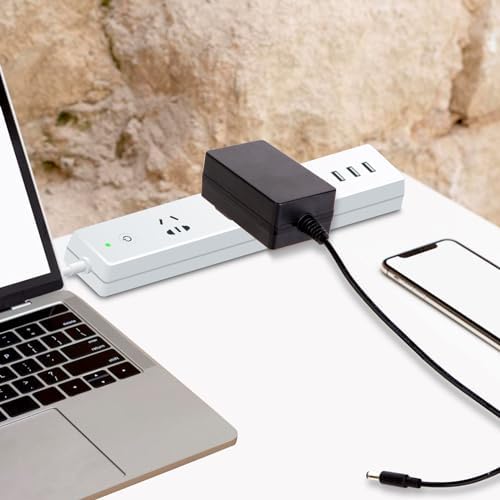 Universal 18 V AC/DC Power Adapter with 8 Interchangeable Jacks – 1 Amp Fast Charging Solution for Diverse Electronics from 100 m A to 1000 m A – Reliable Power Supply for Home, Office, and Travel Needs