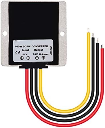 High-Efficiency DC/DC Voltage Booster – Transform 12 V to 48 V for Automotive and Marine Use, 5 A 240 W Power Supply Module, Compact Voltage Regulator with Overcurrent Protection for Enhanced Electrical Systems in Cars, Boats, and Trucks
