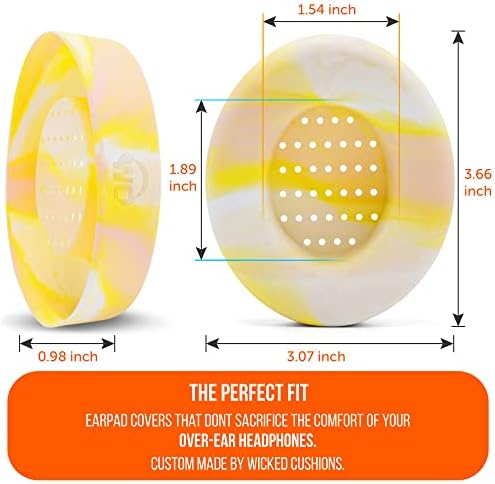 Upgrade Your Beats: WC Sweat Z Studio Earpad Covers for Studio 2 & 3 | Revolutionary Sweatproof Design, Effortlessly Washable, Perfect Fit | Unmatched Protection for Headphones & Enhanced Comfort