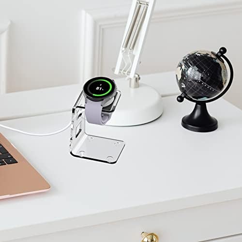 Galaxy Watch Fast Charger Dock – Universal Magnetic Charging Station for Galaxy Watch 8/7/6/5/5 Pro/4/3 and Active/Active2 – Sleek, Portable Design for Quick Power Boosts with Enhanced Compatibility and Durability