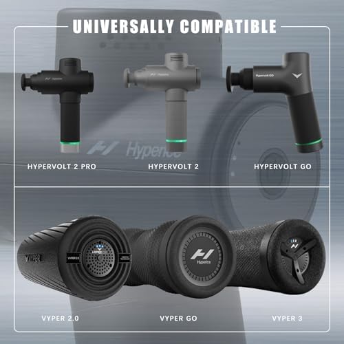 High-Efficiency 18 V Fast Charge Adapter for Hypervolt Massage Devices – Durable Replacement Power Cord for Hyperice Massage Guns & Vyper Massagers – 6 Ft Versatile Cable Ensures Maximum Flexibility and Compatibility for Uninterrupted Recovery