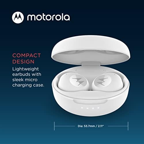 Motorola Moto Buds 150 True Wireless Bluetooth Earbuds – Advanced Ergonomic Design with Smart Touch Controls, IPX5 Sweat and Water Resistance, Compact Power Case – Ultimate Audio Experience for Active Lifestyles and Effortless Device Connectivity