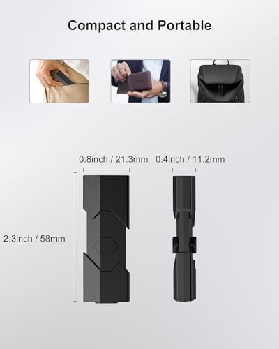 RAOYI 128 GB Dual OTG USB C Flash Drive – Versatile 2-in-1 Memory Stick for i Phone 15, i Pad Pro, Android Devices | Portable Retractable USB 3.0 Storage Solution with Enhanced Speed and Compatibility | Perfect for Professionals & Students on the Go