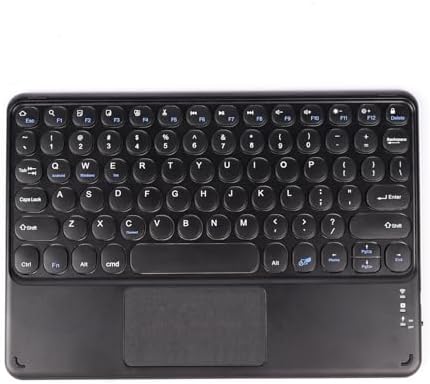 Portable Wireless Bluetooth Keyboard with Touchpad – 10-Inch Rechargeable Slim Design for i Pad Pro, Air, Mini & More | Stylish Purple Finish for Enhanced Productivity on i OS, Android & Windows Devices