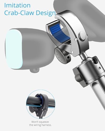 Revolutionary Aluminum Alloy Rear View Mirror Phone Holder – Multi-Angle Adjustable and Rotatable Mount for 4-7 Inch Smartphones – Ultimate Driving Safety and Seamless Connectivity for i Phone and Android Users – Effortless Installation and Modern Design
