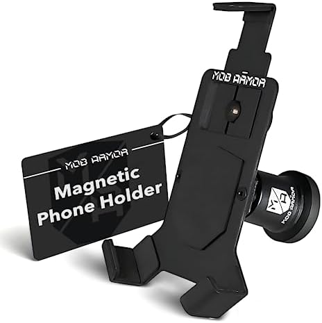 Mob Armor Heavy-Duty Magnetic Phone Mount for Car – Ultimate Universal Holder for i Phone & Android, Engineered for Off-Road and Commercial Applications, Superior Grip for Secure Hands-Free Navigation & Entertainment, Essential Vehicle Accessory for All Drivers