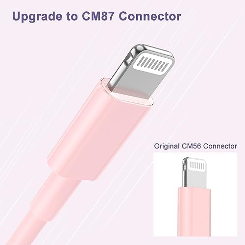 10 ft Apple MFi Certified Lightning to USB Cable – 2 Pack Long Durable i Phone Charger for Fast Charging – Compatible with i Phone 14/13/12/11/Pro/Max/X/XS/XR – Enhanced Flexibility and Performance for Home or Travel
