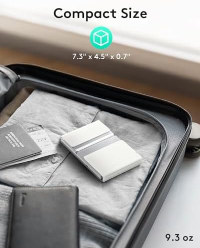 Samsers Portable Foldable Bluetooth Keyboard with Touchpad – Multi-Device Wireless Travel Companion for i OS, Android, Windows & Mac OS – Effortless Workflow with Bluetooth 5.1 and Long Battery Life – Perfect for On-the-Go Professionals