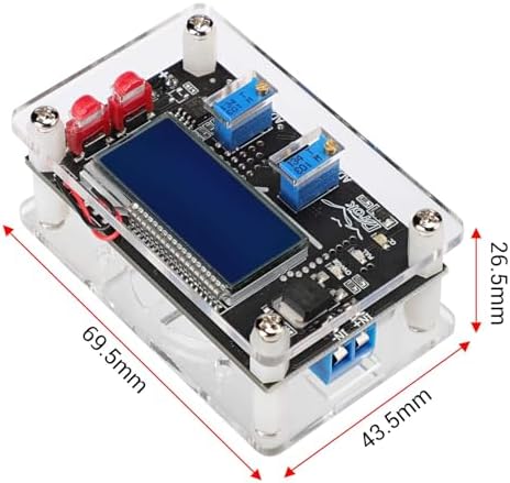 DROK Dual Pack Adjustable DC Voltage Regulator: 24 V to 12 V Step Down Converter with USB Charging Port, Versatile 6 V-32 V Input Range, 5 A Output for Optimal Efficiency and Reliable Power Management Solutions