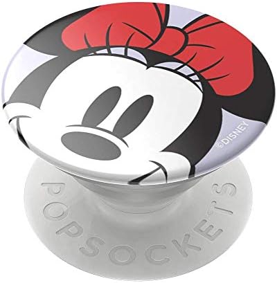 Minnie & Daisy Pop Socket Phone Grip with Versatile Kickstand – Stylish Adhesive Cell Phone Holder for One-Handed Use – Universal Compatibility with i Phone, Samsung & More – Swappable Design for Customization and Wireless Charging Friendly – Anti-Drop Technology for Enhanced Security – Perfect for On-the-Go Users