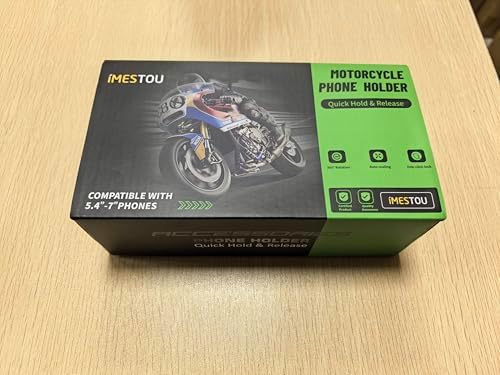 Motorcycle Wireless USB C Charger & Phone Mount – 2-in-1 Detachable SAE-O Ring Design for 5.5″-7.2″ Smartphones, Enhanced Stability & Fast Charging, Universal Fit for 12-24 V Motorcycles, One-Handed Operation, Shock-Absorbing Protection, Anti-Water Switch for Safety