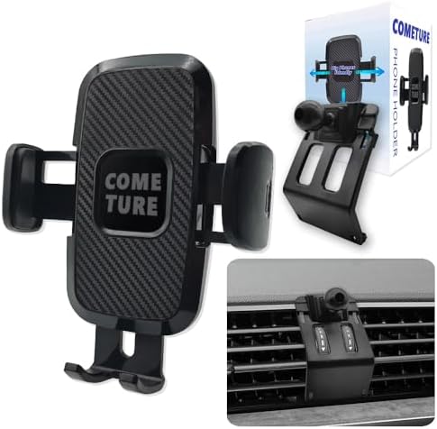 Premium COMETURE Car Phone Holder Mount for Audi Q7 (2020-2024) – Versatile 360° Rotation Smartphone Cradle for i Phone & Android – Enhance Driving Safety with Secure Navigation and Stylish Design – Effortless Installation & Long-Lasting Durability