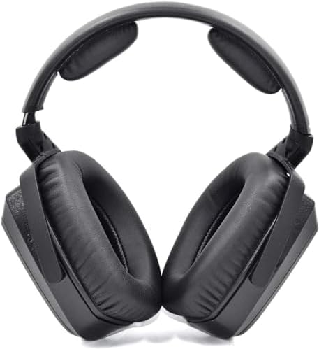 Luxurious Soft Leather Replacement Ear Pads for Sennheiser HDR RS165, RS175, RS185 & RS195 – Premium Noise Isolation Cushions for Enhanced Comfort and Superior Sound Experience