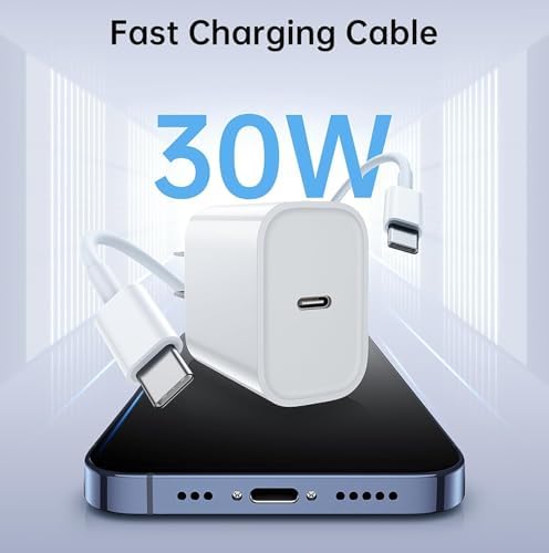 Ultra-Fast GUSGU A33 33 W USB-C Wall Charger Block – Compact and Lightweight Travel Charging Adapter for i Phone 16/15/14/13, Galaxy S24/S23, Pixel 8/8 Pro – Versatile Power Solution for Home, Office, and Travel Needs – Enhanced Compatibility with Universal USB-C Output for Quick Device Charging