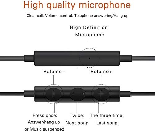MAXROCK Apple MFi Certified Wired In-Ear Earphones for i Phone 13/14 – Noise-Isolating Sleep Headphones with Built-in Microphone and Remote for i Phone 12/11/Pro Max/Xr/Xs Max/X/8/7 – Comfortable Black Sleep Earbuds for Uninterrupted Listening and Enhanced Audio Quality