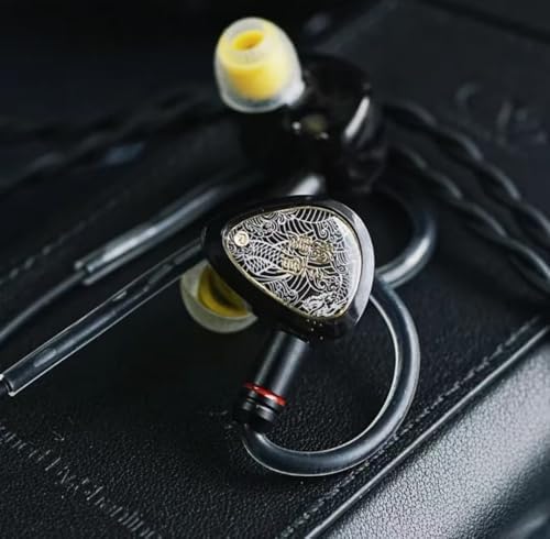 Transform Your Audio Realm with Wan’er S.G 2 Hi-Fi In-Ear Monitors – Cutting-Edge 10 mm Dynamic Drivers, Ergonomic Comfort, and Detachable Tangle-Free Cable for Gamers and Audiophiles (White-3.5 mm) – Premium Sound Clarity, Ultimate Durability, and Versatile Compatibility for Gaming and Music Lovers