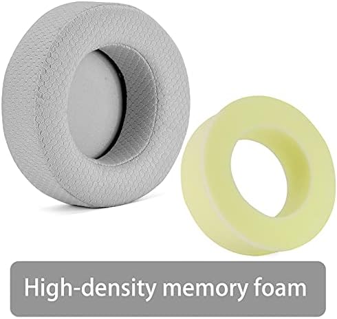 Transform Your Gaming Sound with Premium Upgrade Virtuoso XT Gray Earpads – Enhanced Comfort & Noise Isolation for Corsair Virtuoso RGB Wireless SE/XT Headsets, High-Density Breathable Foam, Perfect Fit for Extended Play Sessions