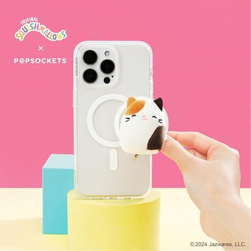 Squishmallow-Inspired Mag Safe Phone Grip & Kickstand – Secure Magnetic Attachment for Effortless Hands-Free Use and Wireless Charging – Stylish Pop Socket Accessory to Elevate Your Mobile Experience with Fun Design and Ultimate Convenience