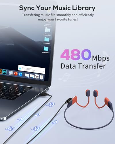 FYOUNG 4 Pin Charging Cable Compatible with SHOKZ OpenSwim Pro, USB 4-Pin Magnetic Charger Cord for Shokz Bone Conduction Headphones(2Pack, 3.3ft) – Enhanced Compatibility and Speed