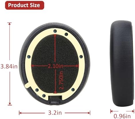 Ultimate Comfort Earpad Upgrade for Beats Studio Pro Wireless Headphones – Luxurious Sandstone Protein Leather with Superior Noise Isolation Foam for Unmatched Audio Clarity and Enhanced Listening Experience