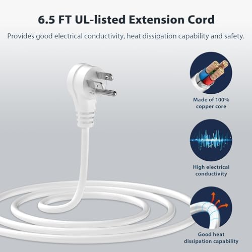 TOPREK 10 FT Power Strip with USB-C Fast Charging (3.0 A) – 5 AC Outlets & 4 USB Ports Surge Protector for Home, Office & Travel – Compact Desk Charging Station with Enhanced Surge Protection (700 J) for All Devices