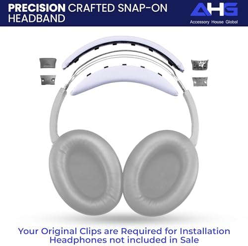 Ultimate Comfort Upgrade Kit: Premium Replacement Ear Pads & Headband Cushions for Bose Quiet Comfort 2023 Models (QC45, QCSE, QC35 II) – Easy DIY Installation in Elegant White Smoke for Superior Sound Quality and Long-lasting Durability
