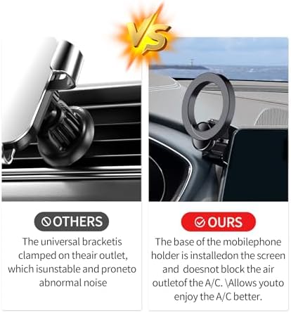 Maser Weller Cadillac Phone Holder – Premium Mag Safe Compatible Mount for Lyriq (2023-2025), CT5 (2025), and XT4 (2024-2025) – 33-Inch Screen Stability for Effortless Navigation and Enhanced Connectivity