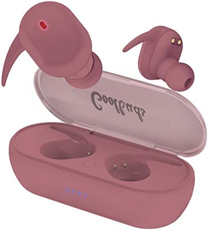 Revolutionary Ash Rose True Wireless Earbuds with Advanced Touch Controls | Bluetooth 5.0 Technology for Effortless Connection | 18-Hour Rechargeable Battery & Compact Charging Case | Seamless Siri & Google Assistant Integration | Perfect for On-the-Go Audio Enthusiasts