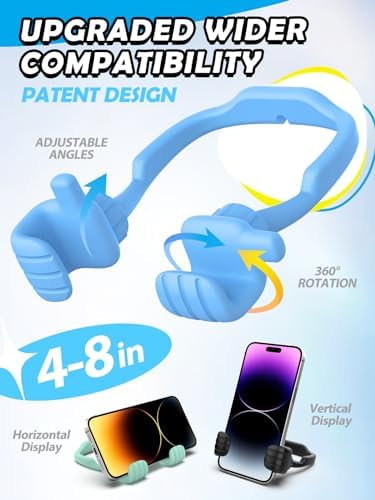 Cell Phone Holder Thumbs Up Lazy Phone Stand: 3 Pack Graduation Gifts for Teen Boys Him Kids 2025 Phone Stand for Desk Back to School Supplies Gifts for Men Birthday Funny Cool Gadgets Stuff Ideas – Enhanced Compatibility and Speed
