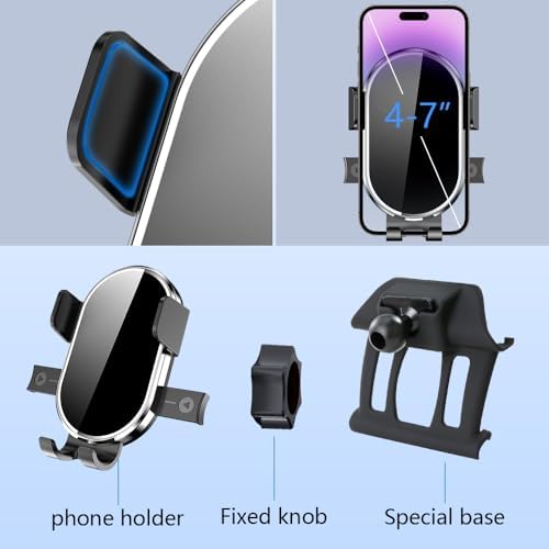 Premium Car Phone Holder for BMW X5 (2014-2018) & X6 (2015-2019) – Custom-Fit Dashboard Mount for Secure Smartphone Access – Enhanced Navigation Experience & Sleek Interior Upgrade – Tool-Free Installation & Adjustable Viewing Angles – Perfect for Driving Safety & Convenience