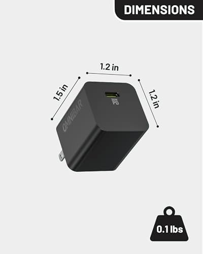 35 W Dual-Port USB C Charger Block – Ga N Fast Wall Adapter with Foldable Plug | PD 3.0 & PPS for i Phone 16/15/14/13, Galaxy S24/S23, Pixel 8/7, Mac Book Air & More – Ultimate Compact Power Solution for Home & Travel