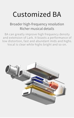 Kinboofi KBEAR Rosefinch Aqua Green Wired In-Ear Headphones – High-Performance Noise-Canceling Earbuds with Aviation-Grade Zinc Alloy Construction and Detachable Cable for Custom Audio – Perfect for Singers and Audiophiles Seeking Unmatched Sound Clarity and Comfort