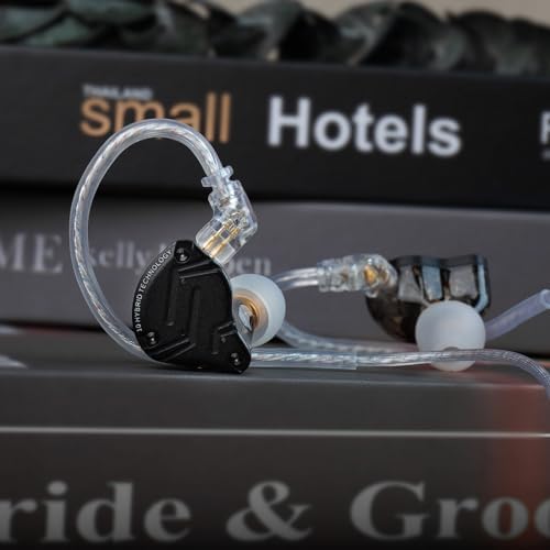 KZ ZS10 Pro X Audiophile In-Ear Monitor Headphones – Premium 4 Balanced Armature + 1 Dynamic Driver IEMs with Durable Detachable Silver-Plated Cable for Exceptional Sound Precision – Ideal for Studio Professionals and Mobile Music Lovers – Universal Compatibility with All Audio Devices for Ultimate Flexibility
