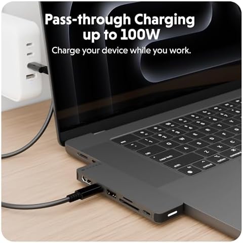 Revolutionize Your Workspace with the Hyper Drive Next 6-Port USB C Hub – Unmatched 4 K 60 Hz Output, 100 W Fast Charging, and Eco-Friendly Design for Seamless Mac Book and PC Connectivity – Unlock Effortless Multitasking and Enhanced Productivity Today