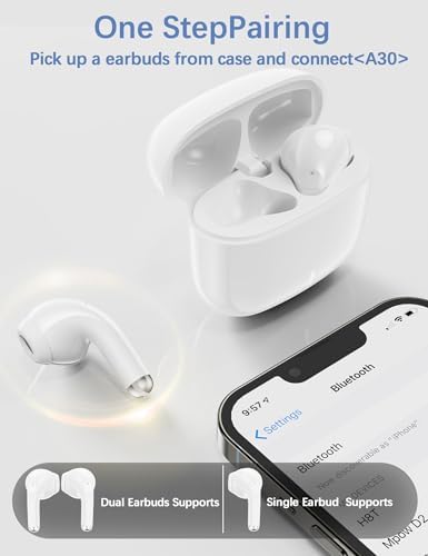 Revolutionize Your Workout with Premium Bluetooth Earbuds for Active Women – Ultra-Lightweight Sports Earphones Featuring Advanced Noise Cancelling, Bluetooth 5.3, and Enhanced Compatibility with i Phone 15/16 Pro Max, Google Pixel, and Samsung Galaxy S24/S25 – Experience Unrivaled Sound Quality, Sweat Resistance, and Ultimate Comfort for Every Adventure and Fitness Journey