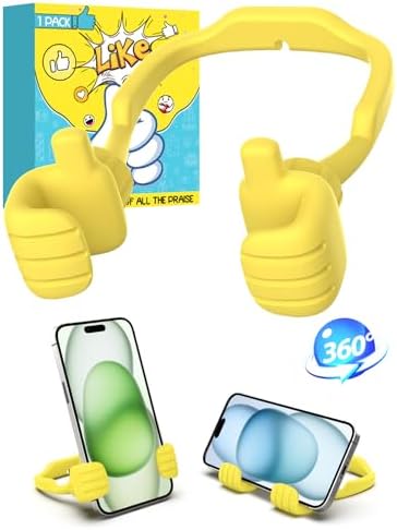 Cell Phone Stand Thumbs Up Lazy Phone Stand – Phone Holder 2025 College Graduation Gifts for Her Him Cellphone iPhone Stand for Desk Birthday Gifts for Teens Girls Boys Adults Women Men Wife – Enhanced Compatibility and Speed