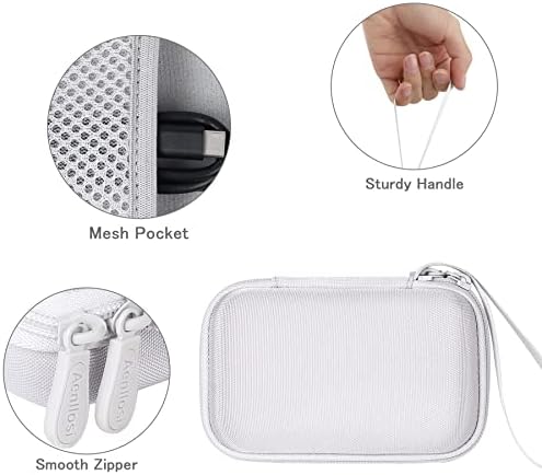 Aenllosi Premium Hard Shell Case for UCOMX Nano 3-in-1 Wireless Charger – Ultimate Protection & Portability for Travel Enthusiasts – Shockproof Design with Soft Lining for Scratch Resistance – Secure Zipper Closure for Everyday Use