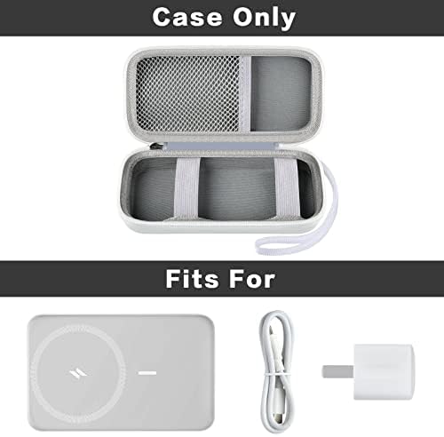 Anker Magnetic Battery Case – Premium Purple Holder for 10,000 m Ah Wireless Charger, Shockproof Organizer for Models 633/622/621/321 – Ultimate Travel Power Bank Protection and Speed Enhancement