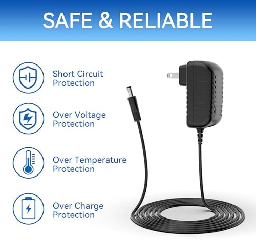 High-Performance 12 V AC Power Adapter for WD My Book Essential – Reliable Charger with Enhanced Data Transfer, Safety Features, and Lightweight Design for Optimal Device Longevity and Seamless Connectivity