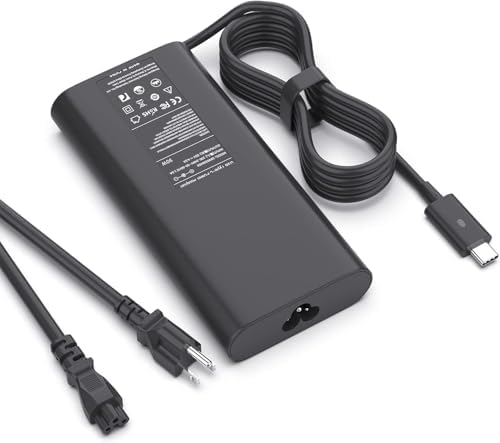 Premium 65 W USB-C Charger for Dell Inspiron 14 & 16 2-in-1 Laptops – Superior Power Delivery & Enhanced Safety Features for Models 7620, 7635, 7486, 7435 & More – Reliable AC Power Adapter with Built-In Protection & Fast Charging Capabilities – Ideal for Home, Office, and Travel Use