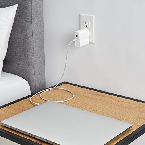 Amazon Basics 65 W Ga N USB-C Wall Charger – High-Speed Power Delivery Adapter for Laptops, Tablets & Smartphones, Compact & Foldable Design for Ultimate Portability, Efficient Charging Solution in Sleek Black Finish