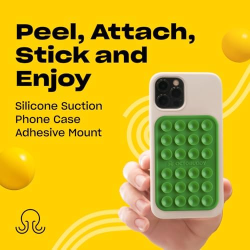 Ultimate Stability Turquoise Silicone Suction Phone Holder – Hands-Free Mount for i Phone & Android – Compact 2.6″ x 3.9″ Design – Elevate Your Selfies and Videos with Superior Grip and Versatile Functionality – Essential Content Creation Accessory for Effortless Capturing and Live Streaming