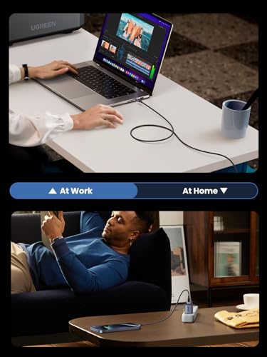 UGREEN 6.6 FT USB C to USB C Cable – 240 W Power Delivery & 40 Gbps High-Speed Data Transfer for Ultimate Connectivity | Compatible with Mac Book Pro/Air, i Phone 16 Series, Galaxy S24/S23, i Pad Pro/Air/Mini 6 | Durable Design for Everyday Reliability and Enhanced Performance