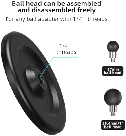 FANAUE 360-Degree Adjustable Magnetic Car Phone Mount – Premium Dashboard & Windshield Holder for 4.7-7.5″ Smartphones – RAM Mount B Size Compatible – Enhance Driving Safety with Secure Grip & Quick Access – Durable, Easy-to-Clean Design for Ultimate Convenience