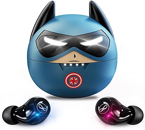 Dynamic Youth Wireless Earbuds with Cartoon Charging Case – Superior Stereo Sound, Sweat-Proof Design, Bluetooth 5.1 Connectivity, and Touch Control for Enhanced Audio Experience and Active Lifestyles
