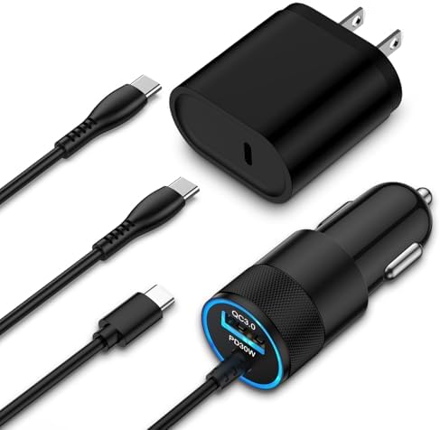 Rapid Charge S25 Edge Car Charger: Premium USB-C Wall Adapter & Versatile 3 FT/6 FT Cables for Samsung Galaxy S25 Edge, A36, A26 5 G – Compact, Durable, Travel-Friendly Power Solution for Seamless Connectivity