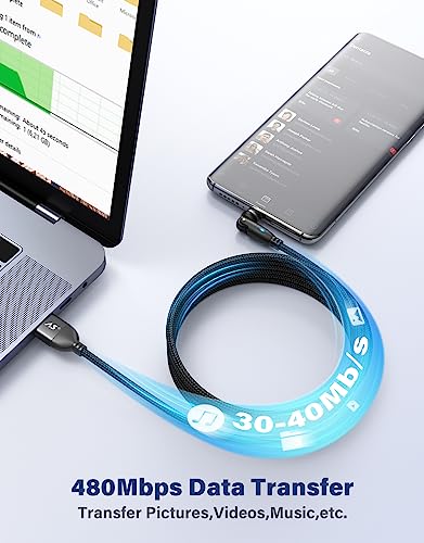 Revolutionize Your Charging with A.S 4-Pack Magnetic Charging Cables – 3-in-1 USB C, Micro USB, and i-Product Fast Charging Solutions | Durable Nylon Braided Design for Enhanced Longevity | Tangle-Free Magnetic Connection for Efficient Data Transfer and Versatile Use